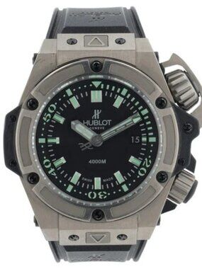 Hublot King Power Titanium Black Dial 48mm Automatic Mens Watch 731.NX.1190.RX